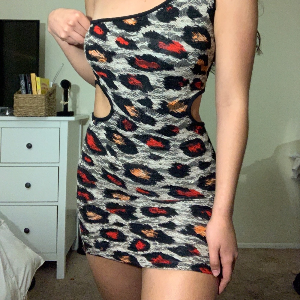 Leopard club dress